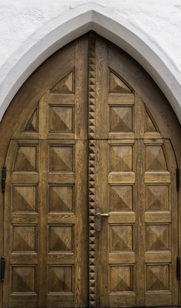 wood doorの写真素材