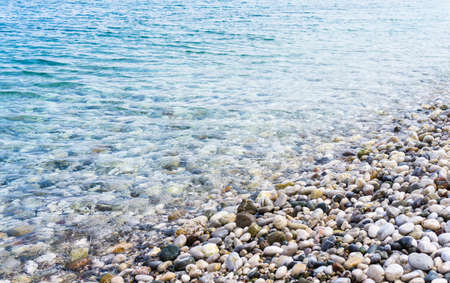 sea and stones. seacoast. backgroundの写真素材