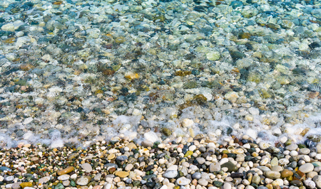 sea and stones. seacoast. backgroundの写真素材