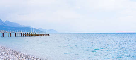 sea and stones. seacoast. backgroundの写真素材