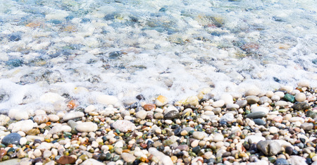 sea and stones. seacoast. backgroundの写真素材