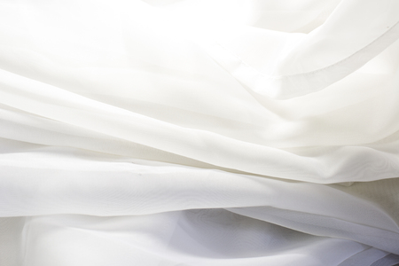 white fabric transparent as backgroundの写真素材