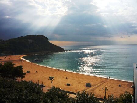 Dawn in the Spanish coast Loretta de Mar
