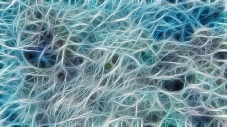 sea corals under water, illustrationの写真素材