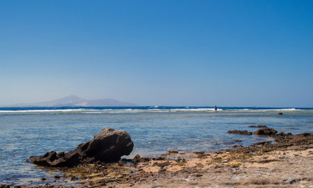 shore of the Red Seaの写真素材