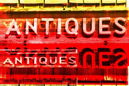 ANTIQUES  Signsの写真素材