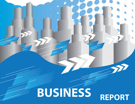 Business Reportのイラスト素材