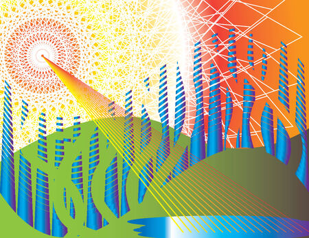 Surreal Landscapeのイラスト素材