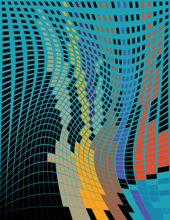 Mosaic Rippleのイラスト素材