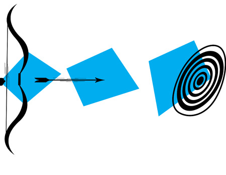 Bow, Arrow, Targetのイラスト素材