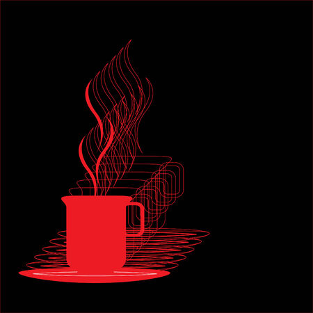 Red Cup Coffeeのイラスト素材
