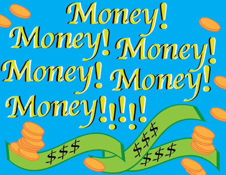 Money!のイラスト素材