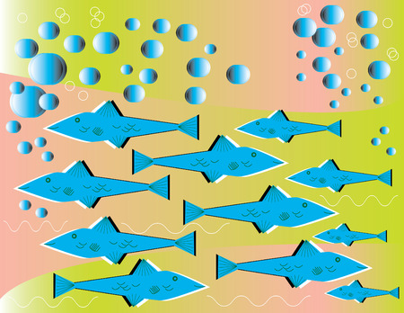 Something's Fishyのイラスト素材