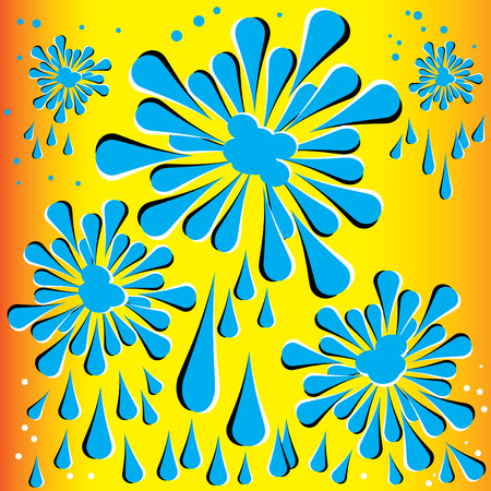 Blue Splat Specialのイラスト素材