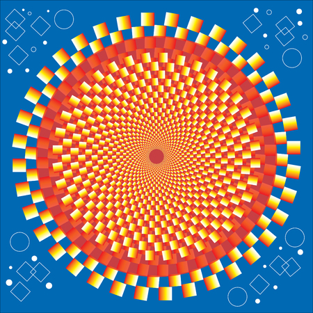 Golden Circle  (motion Illusion)のイラスト素材