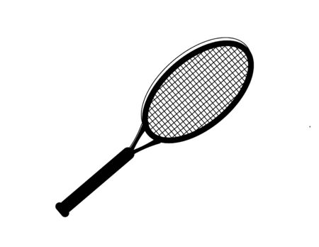 Tennis Racketのイラスト素材