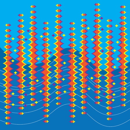 Riding the Wavesのイラスト素材