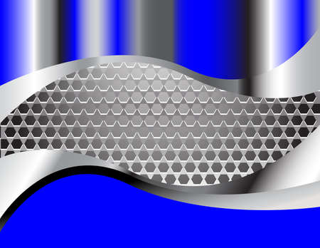 Blue Wave Grilleのイラスト素材