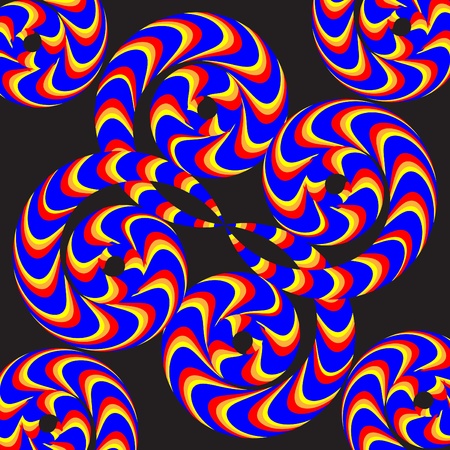 Den of Serpents (motion illusion)のイラスト素材