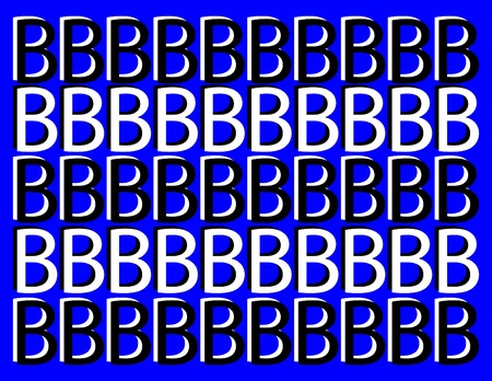 B Movee (motion illusion)のイラスト素材