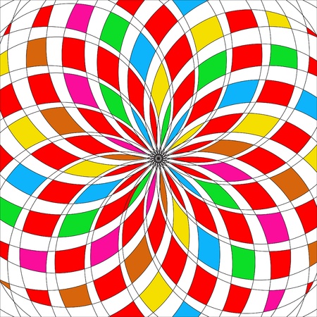 Floral Mosaicのイラスト素材