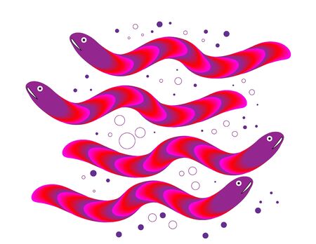 Worms  Illusionのイラスト素材