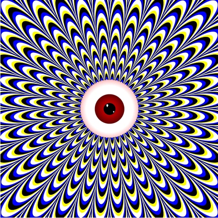 Red Eye Illusionの写真素材