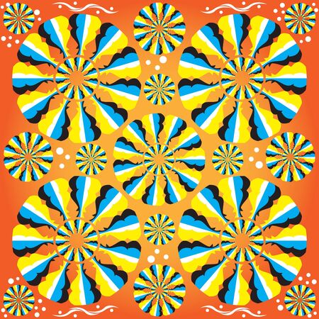 Fun Spinners    motion illusion のイラスト素材