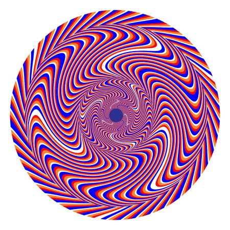 Swirlpool  2 Disk    motion illusionのイラスト素材