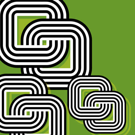 Linked Shapes Business Backgroundのイラスト素材