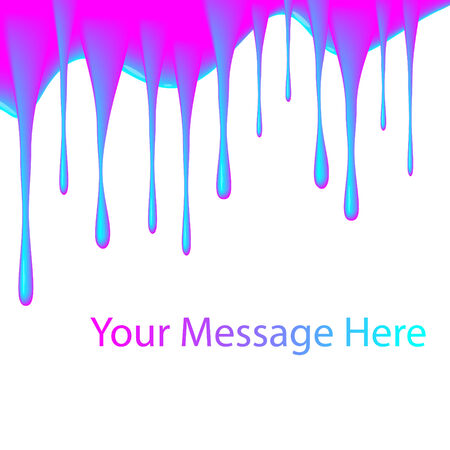 Colorful Dripsのイラスト素材