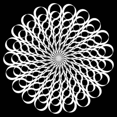 Loopy Floral Patternのイラスト素材
