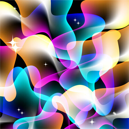 Swirls and Sparklesの写真素材