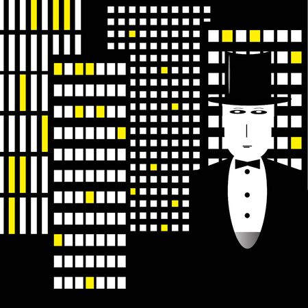 Man About Townのイラスト素材