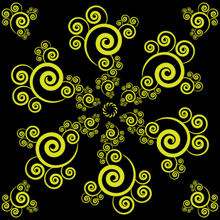Spirals Patternのイラスト素材