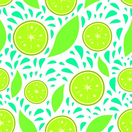 Abstract Lemon Pattern, Seamless Pattern, Vector Illustration EPS 10.のイラスト素材