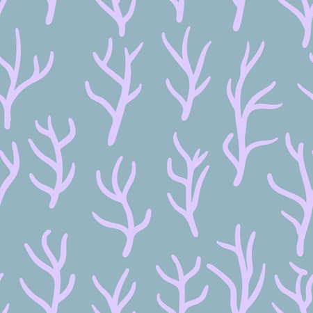 Abstract Coral Pattern, Seamless Pattern, Vector Ilustration EPS 10.のイラスト素材