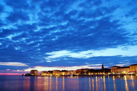 Porec summer nightsの写真素材