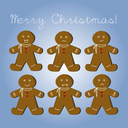 Gingerbread Manのイラスト素材
