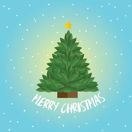 Merry Christmas Greeting Cardのイラスト素材