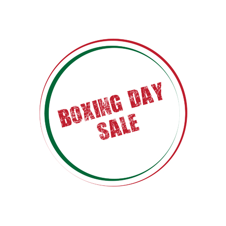 Boxing Day Sale Buttonのイラスト素材