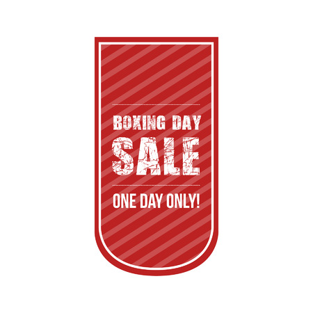 Boxing Day Sale Sticker Tagのイラスト素材