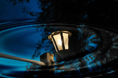 Lamp reflection                               の写真素材