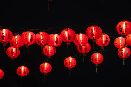 China lantern on thailand Vintage  Hipster style in Koratの写真素材