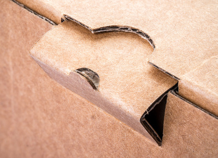 Close up lock Cardboard Box