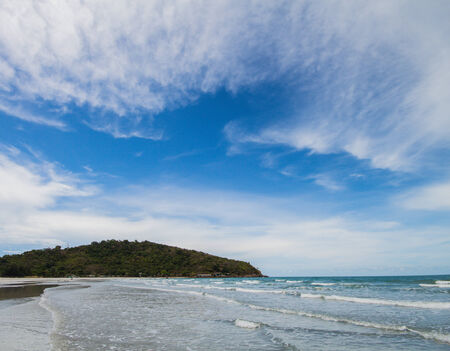 Mae Rumphueng beach in Rayong, Thailandの写真素材