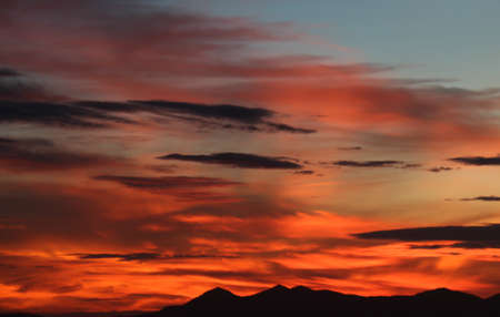 Sunrise with beautiful sky at twilight timeの写真素材