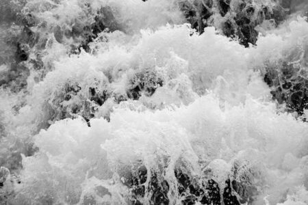 Flow of water Reservoir from hydroelectric dams in Thailandの写真素材