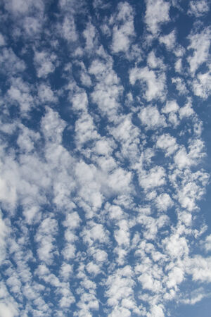 Clouds on the blue sky in cloudy daysの写真素材