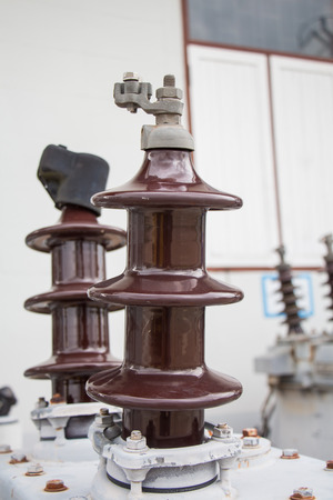 High voltage transformer bushingの写真素材